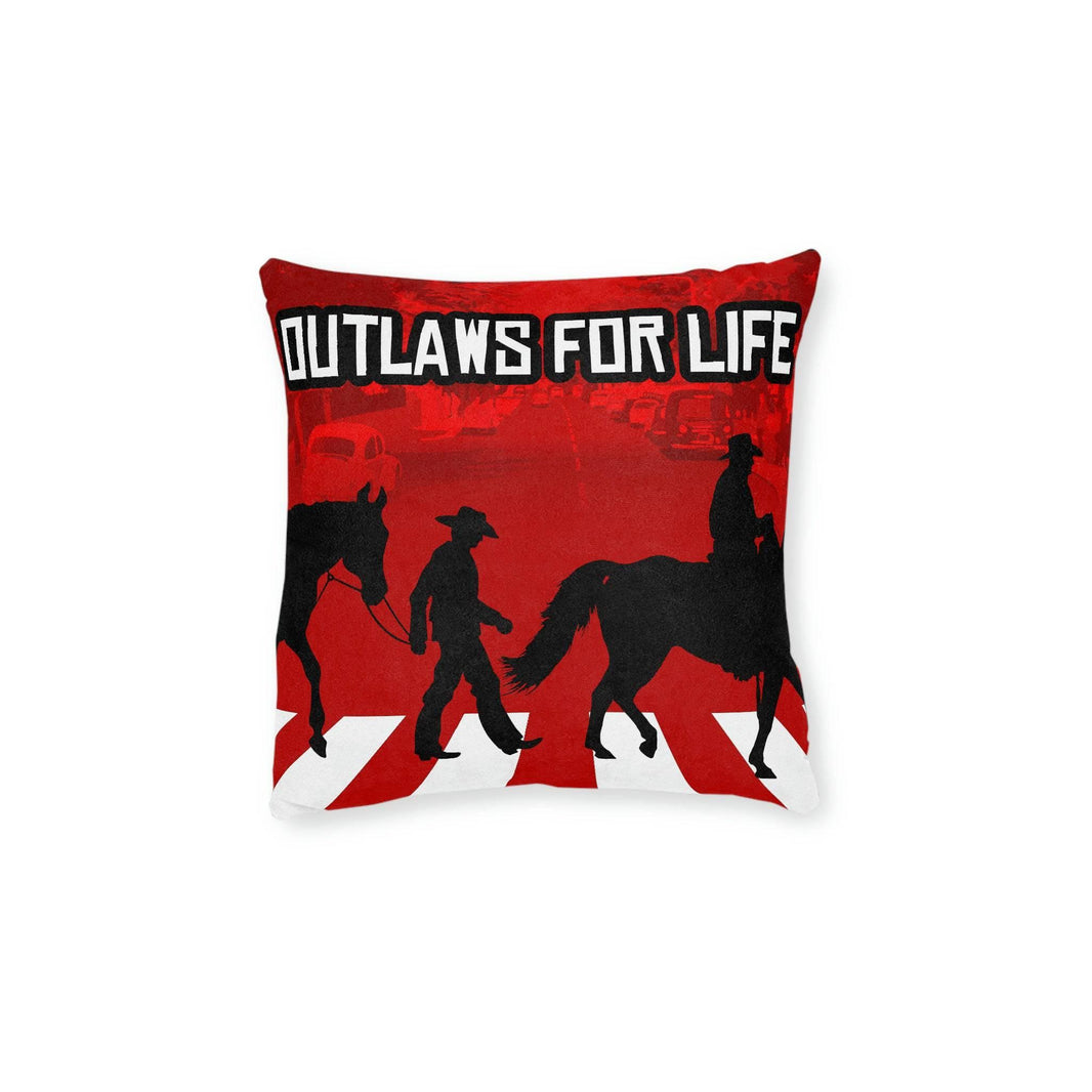 Outlaws for Life in Europe Square Pillow - GtvStore