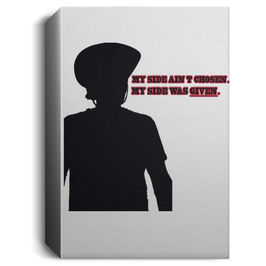 Rob Wiethoff- Side Black Silhouette/ Deluxe Portrait Canvas 1.5in Frame - GtvStore