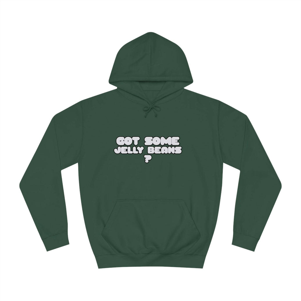 Roger Clark - Got some jelly beans front/Unisex College Hoodie - GtvStore