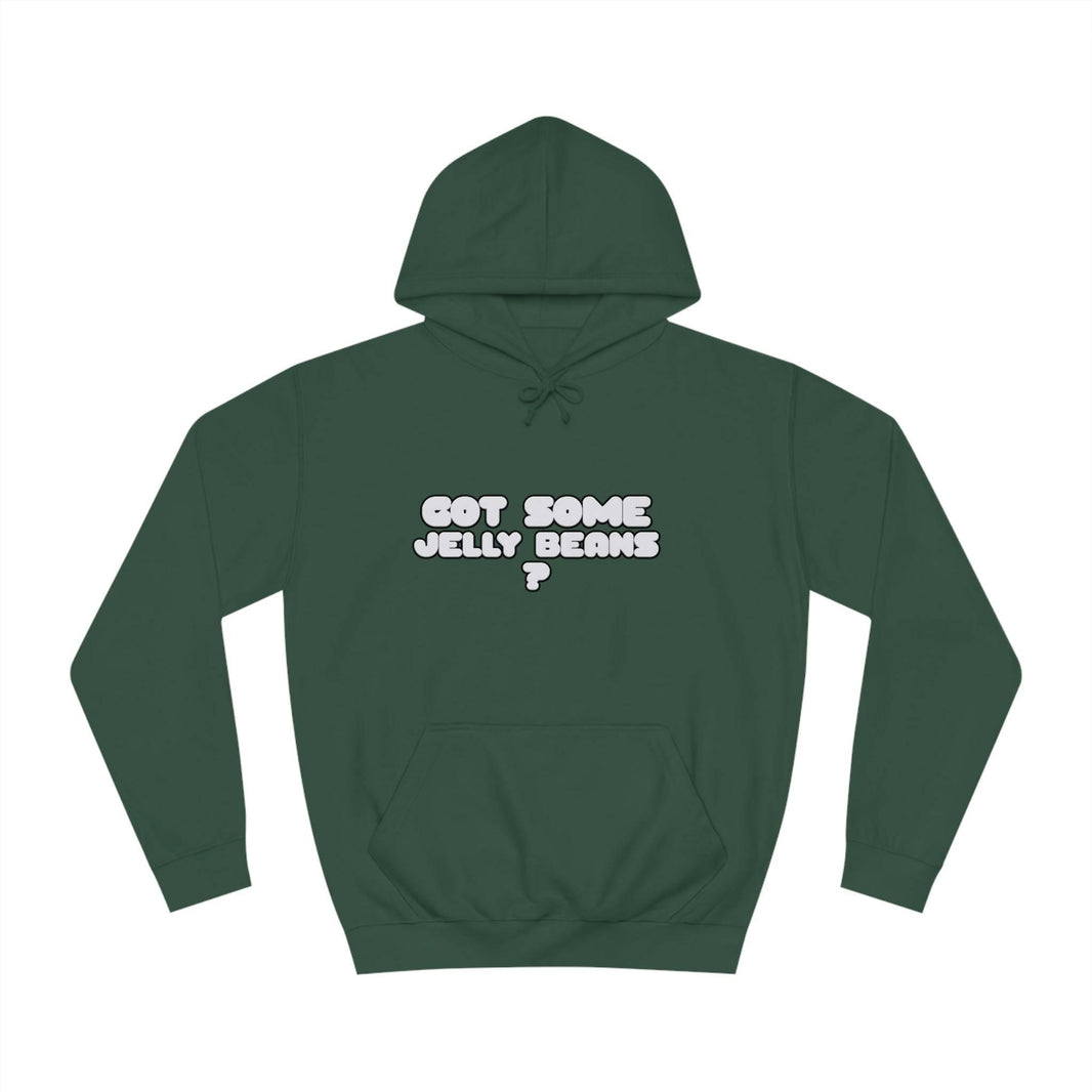 Roger Clark - Got some jelly beans front/Unisex College Hoodie - GtvStore