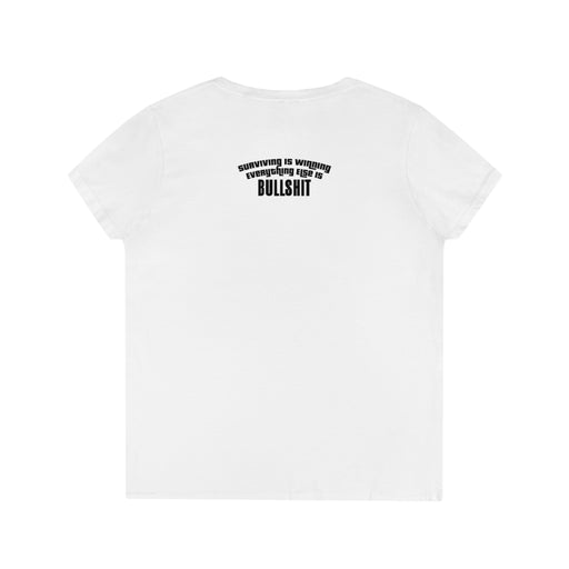 Ned Luke - Big Daddy's Playground (Logo B) Ladies' V-Neck T-Shirt