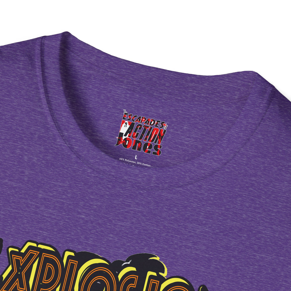 The Escapades of Action Jones - Explosion James T-Shirt