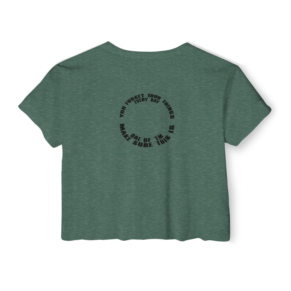 Ned Luke - Big Daddy's Playground (Logo B) - Women's Festival Crop Top