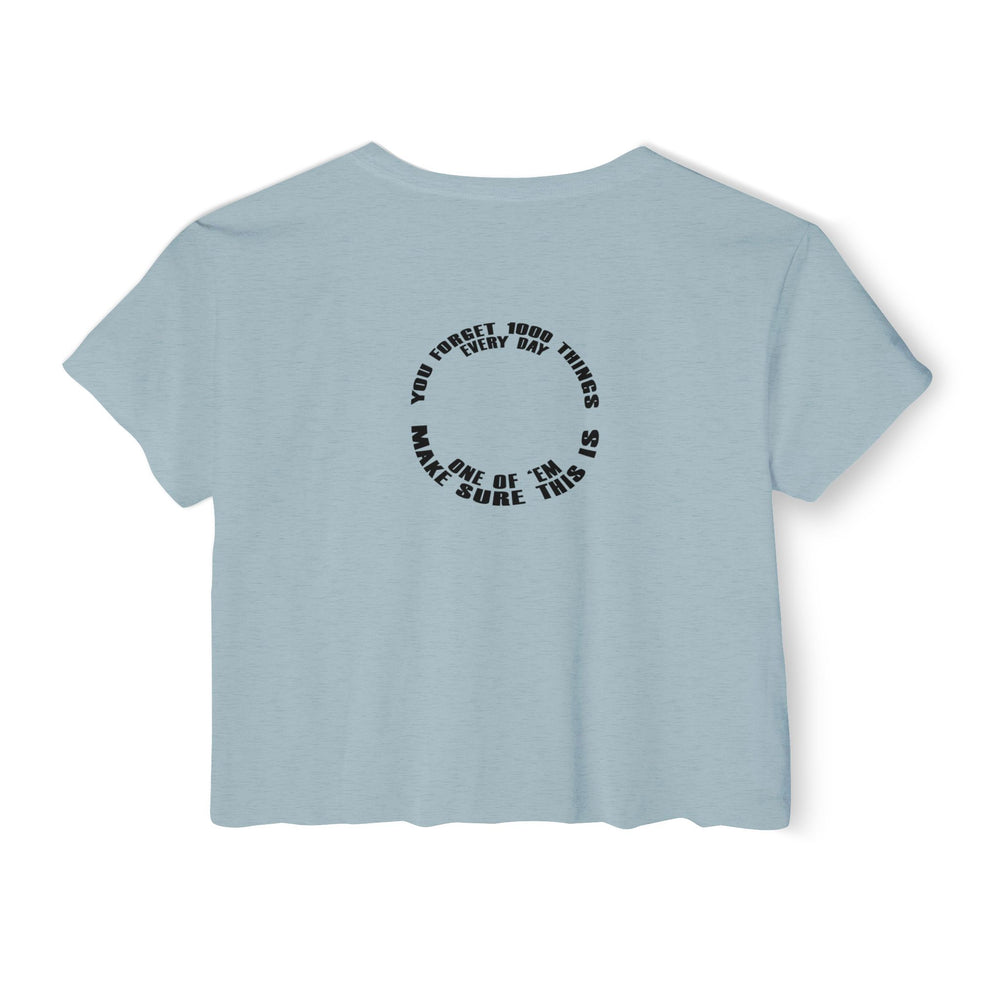 Ned Luke - Big Daddy's Playground (Logo B) - Women's Festival Crop Top