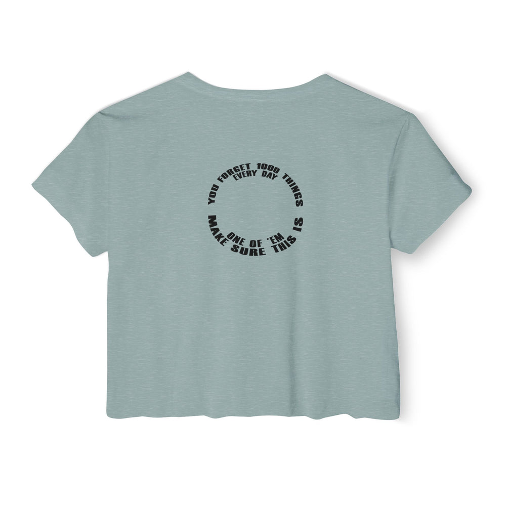 Ned Luke - Big Daddy's Playground (Logo B) - Women's Festival Crop Top