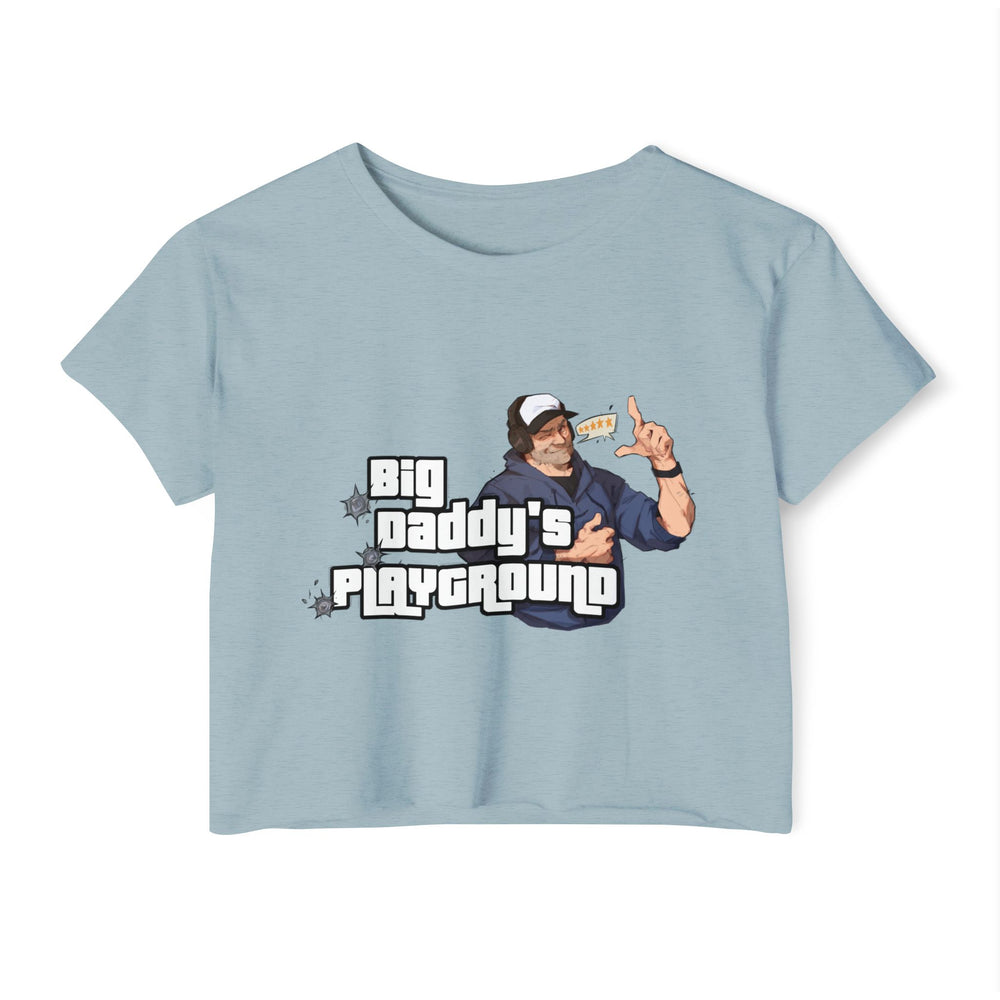 Ned Luke - Big Daddy's Playground (Logo B) - Women's Festival Crop Top
