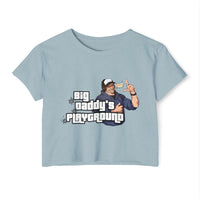 Ned Luke - Big Daddy's Playground (Logo B) - Women's Festival Crop Top