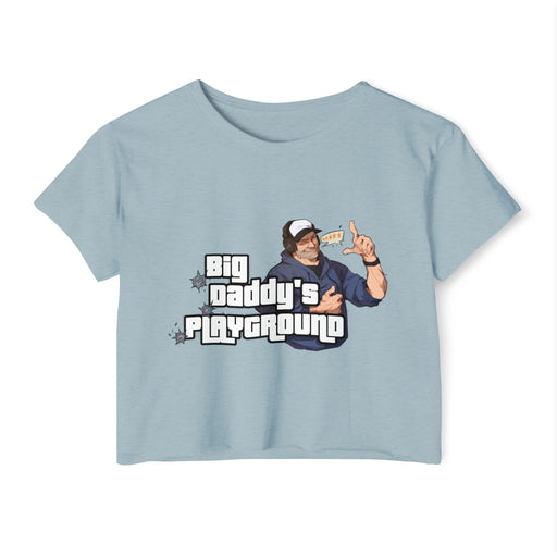 Ned Luke - Big Daddy's Playground (Logo B) - Women's Festival Crop Top