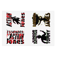 The Escapades of Action Jones - Sticker Set 1