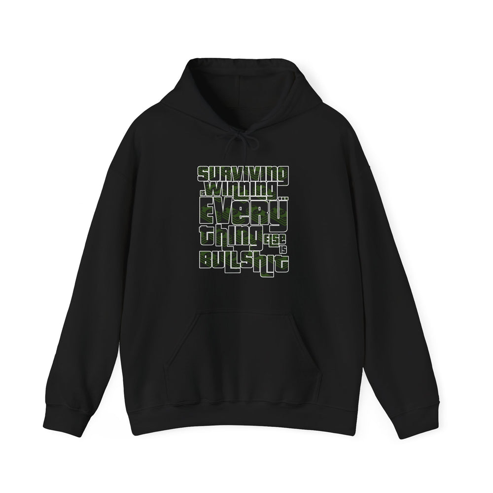 Ned Luke - Surviving is Winning Quote Hooded Sweatshirt