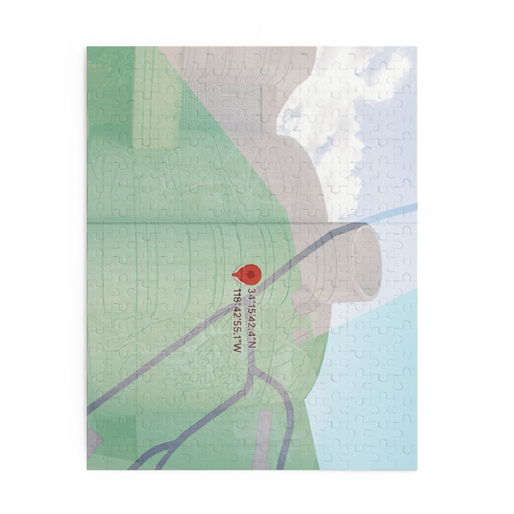 David Fielding - Custom Map Puzzle - 120 to 500 Pieces, Unique Gift for Nature Lovers