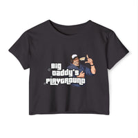 Ned Luke - Big Daddy's Playground (Logo B) - Women's Festival Crop Top