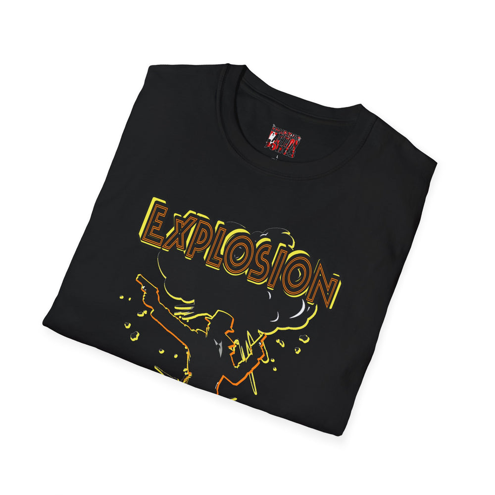 The Escapades of Action Jones - Explosion James T-Shirt