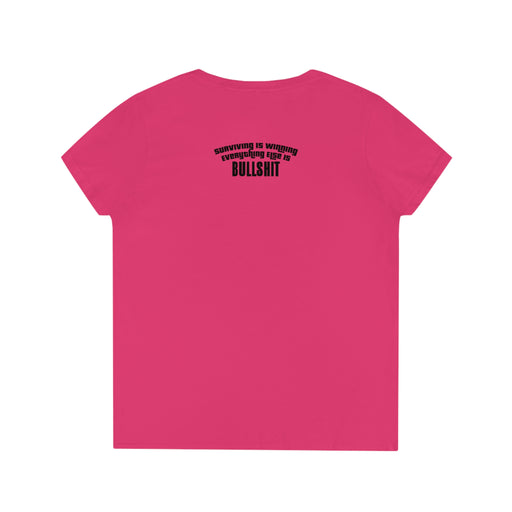 Ned Luke - Big Daddy's Playground (Logo B) Ladies' V-Neck T-Shirt