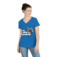 Ned Luke - Big Daddy's Playground (Logo A) Ladies' V-Neck T-Shirt