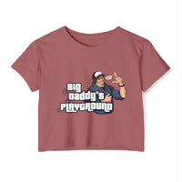 Ned Luke - Big Daddy's Playground (Logo B) - Women's Festival Crop Top