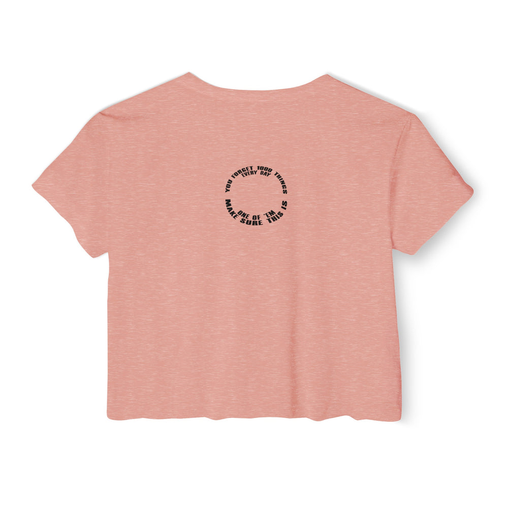 Ned Luke - Big Daddy's Playground (Logo A) Women's Festival Crop Top