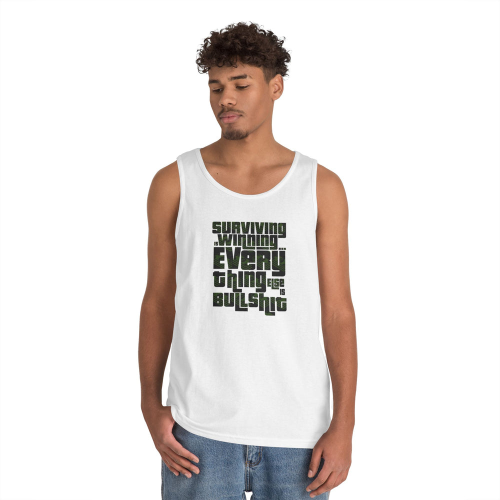 Ned Luke - Surviving is Winning Quote Tank