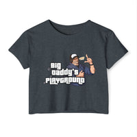 Ned Luke - Big Daddy's Playground (Logo B) - Women's Festival Crop Top