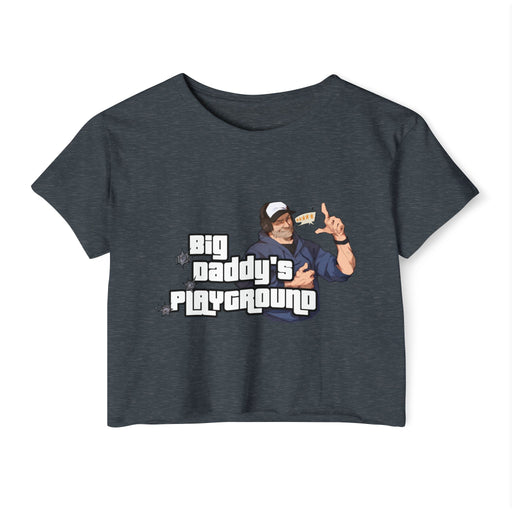 Ned Luke - Big Daddy's Playground (Logo B) - Women's Festival Crop Top