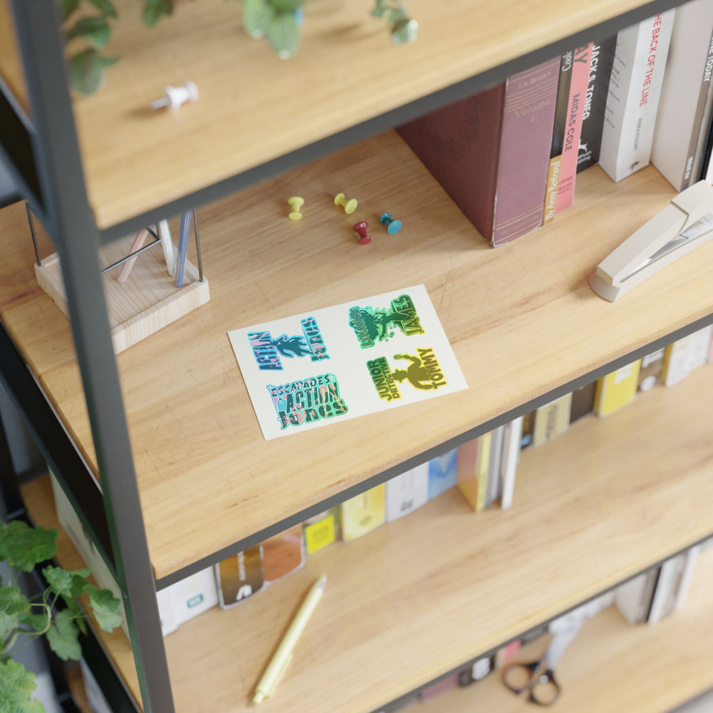 The Escapades of Action Jones - Sticker Set 1