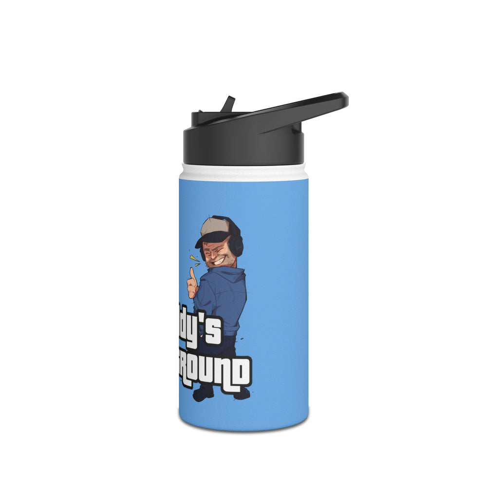Ned Luke - Big Daddy's Playground (Logo A) Stainless Steel Water Bottle