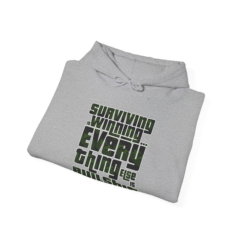 Ned Luke - Surviving is Winning Quote Hooded Sweatshirt