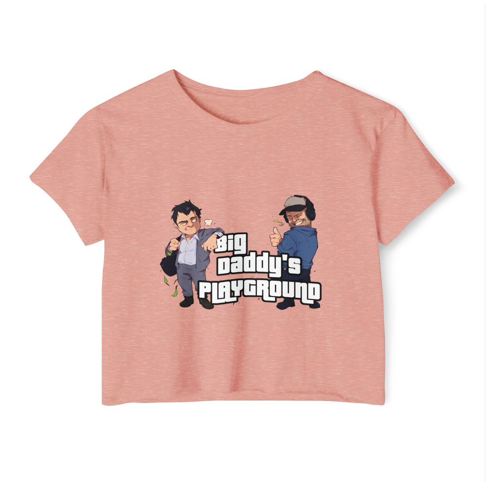 Ned Luke - Big Daddy's Playground (Logo A) Women's Festival Crop Top