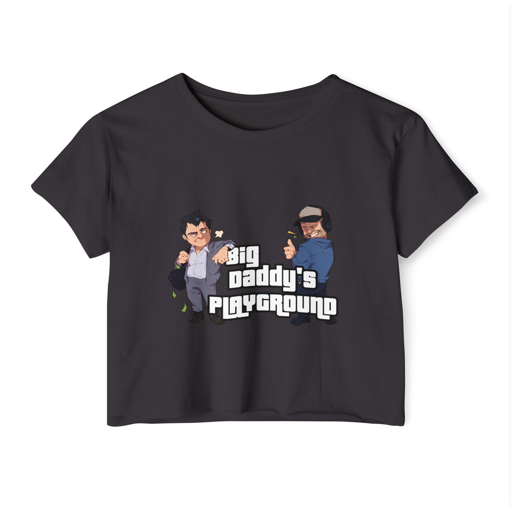 Ned Luke - Big Daddy's Playground (Logo A) Women's Festival Crop Top