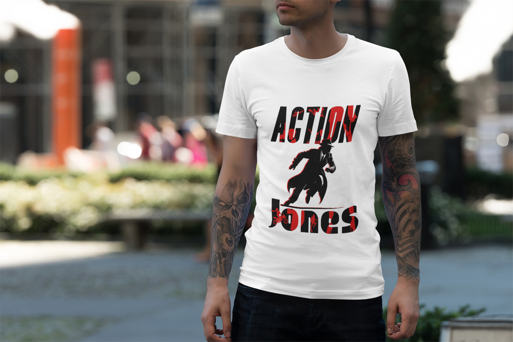 The Escapades of Action Jones - Action Jones Graphic T-shirt