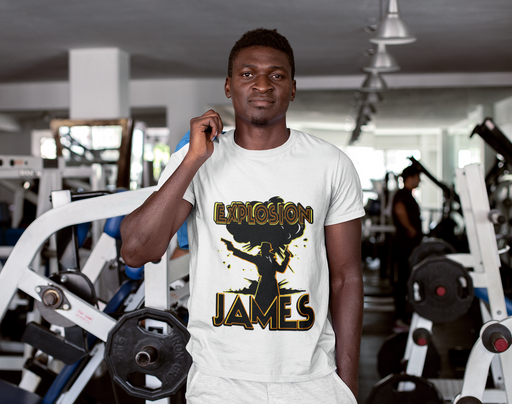 The Escapades of Action Jones - Explosion James T-Shirt