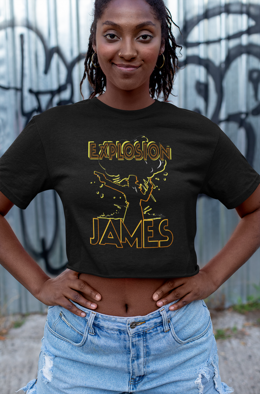 The Escapades of Action Jones - Explosion James T-Shirt