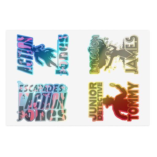 The Escapades of Action Jones - Sticker Set 1