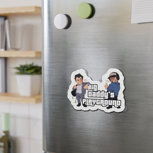 Ned Luke - Big Daddy's Playground (Logo A) Die-Cut Magnets