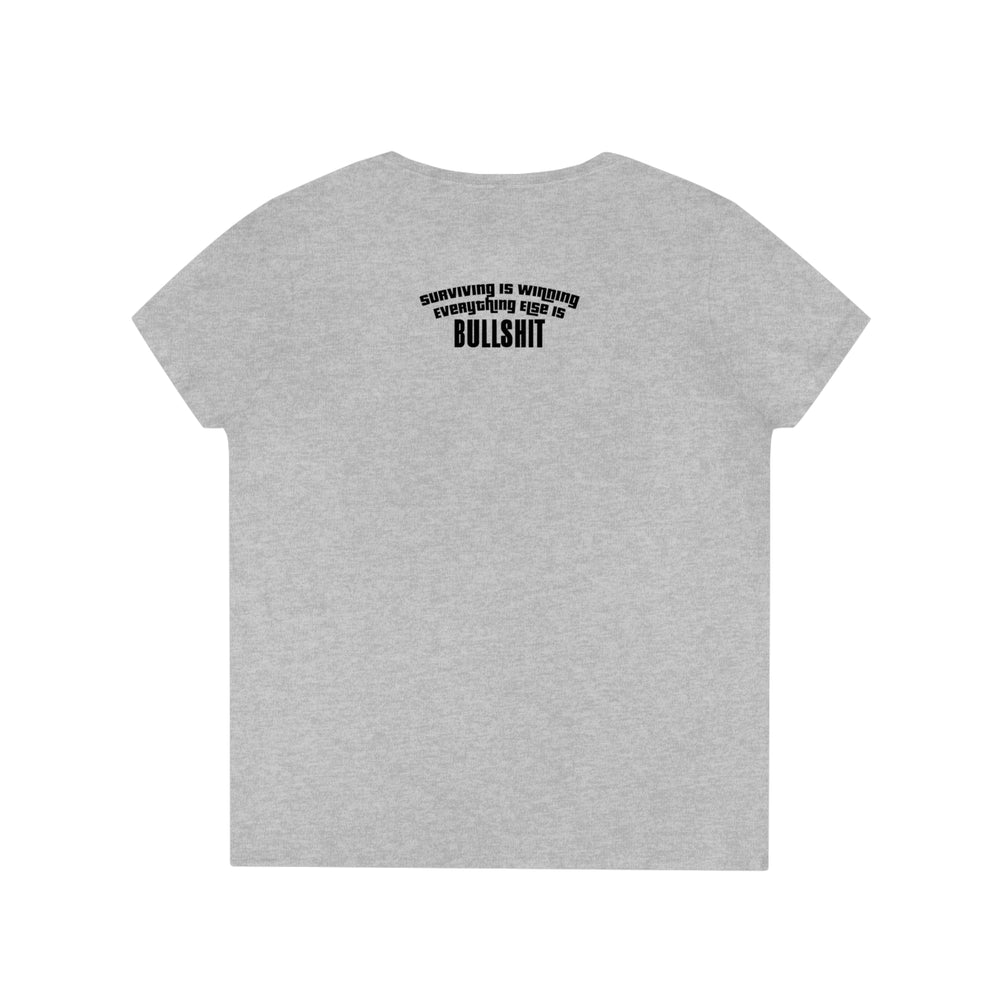 Ned Luke - Big Daddy's Playground (Logo B) Ladies' V-Neck T-Shirt