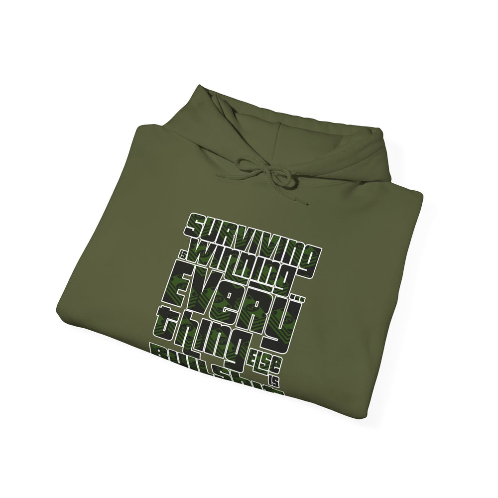 Ned Luke - Surviving is Winning Quote Hooded Sweatshirt