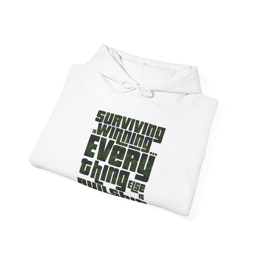 Ned Luke - Surviving is Winning Quote Hooded Sweatshirt