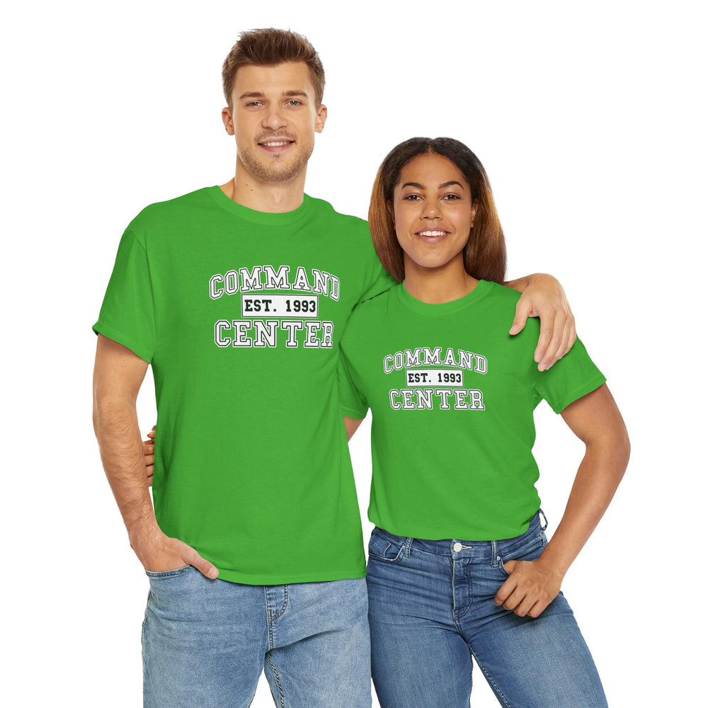 Command Center Unisex Heavy Cotton Tee - Established 1993