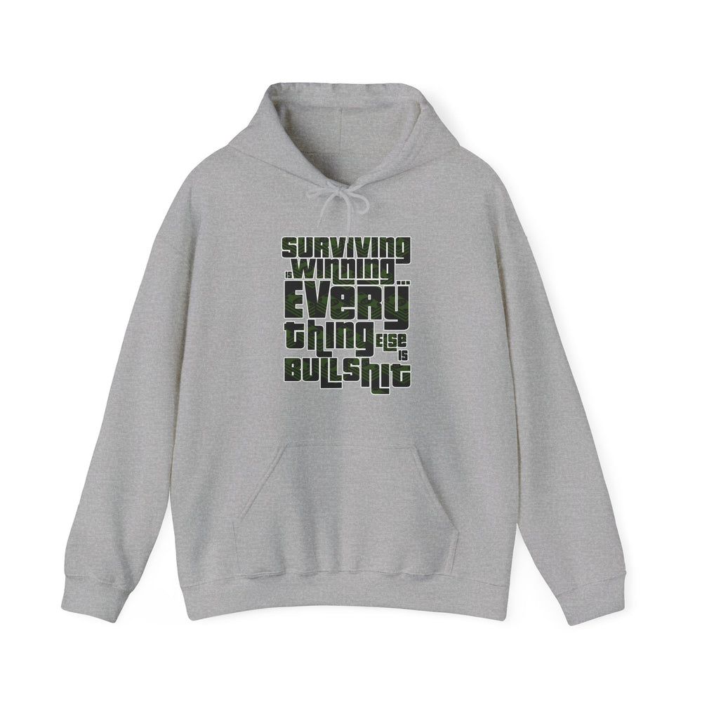 Ned Luke - Surviving is Winning Quote Hooded Sweatshirt