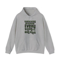 Ned Luke - Surviving is Winning Quote Hooded Sweatshirt