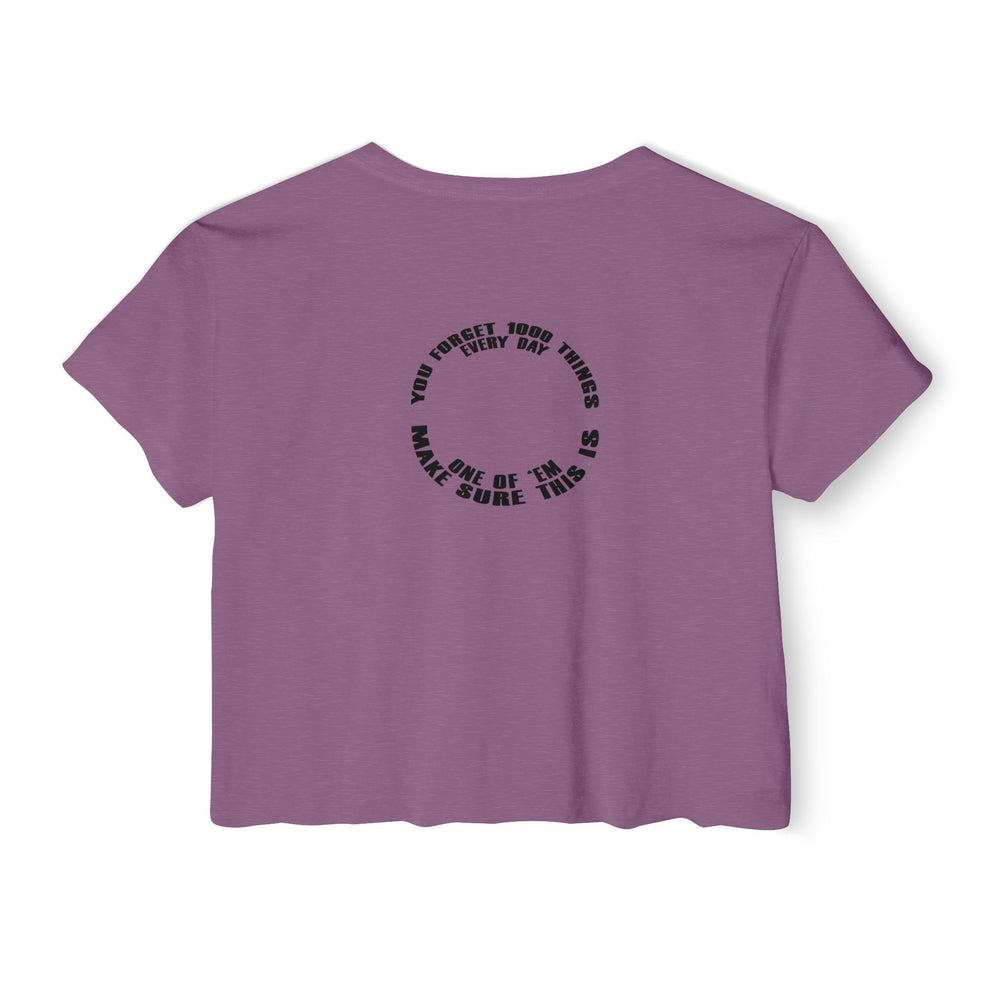 Ned Luke - Big Daddy's Playground (Logo B) - Women's Festival Crop Top