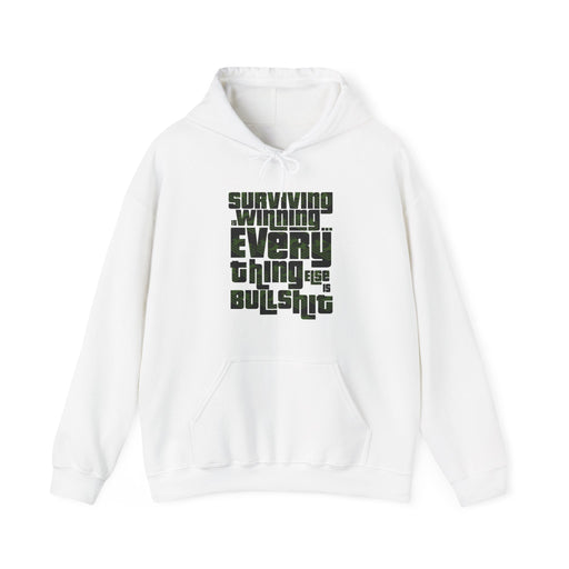 Ned Luke - Surviving is Winning Quote Hooded Sweatshirt