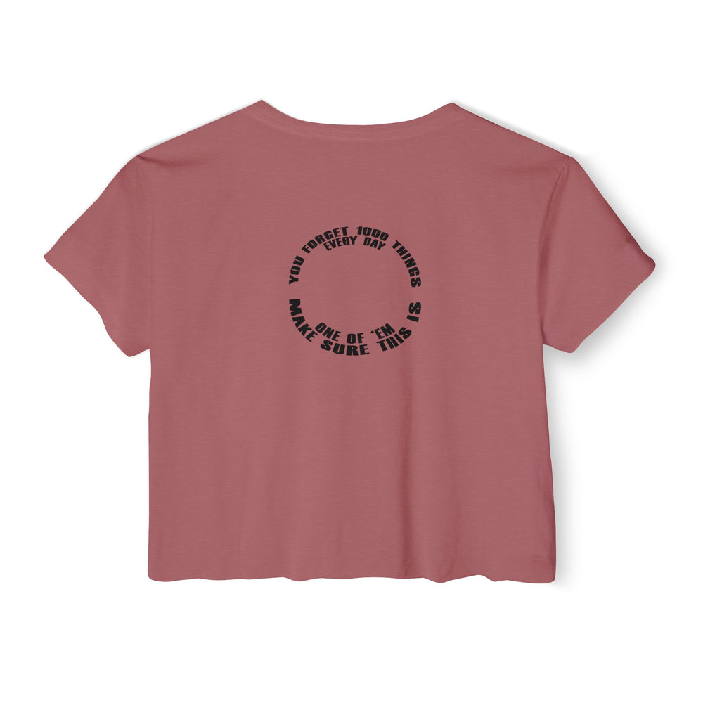 Ned Luke - Big Daddy's Playground (Logo B) - Women's Festival Crop Top