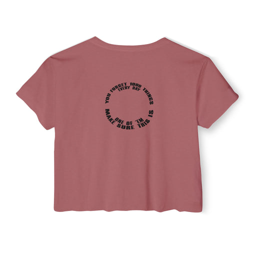 Ned Luke - Big Daddy's Playground (Logo B) - Women's Festival Crop Top