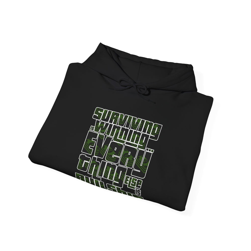 Ned Luke - Surviving is Winning Quote Hooded Sweatshirt
