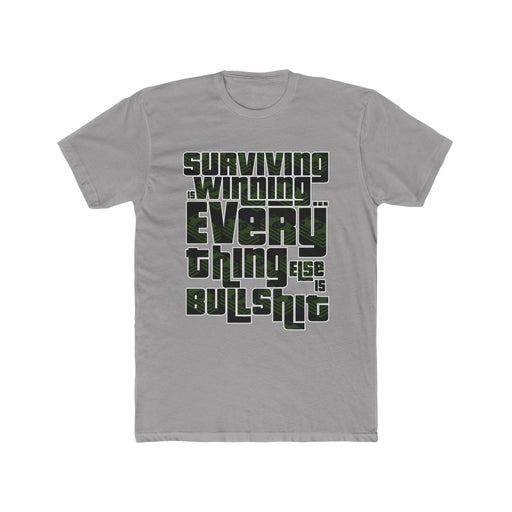 Ned Luke - Surviving is Winning Quote T-shirt (Money Design)