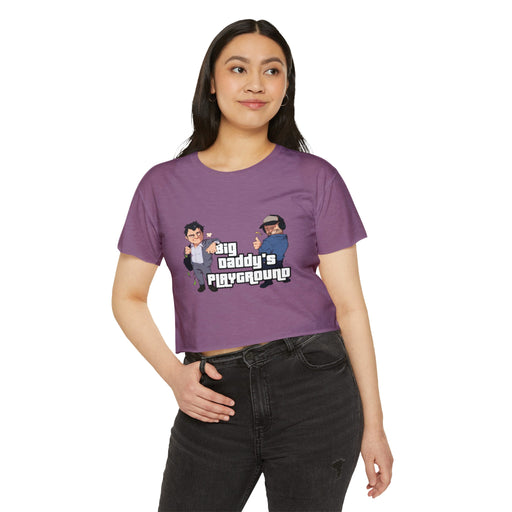 Ned Luke - Big Daddy's Playground (Logo A) Women's Festival Crop Top