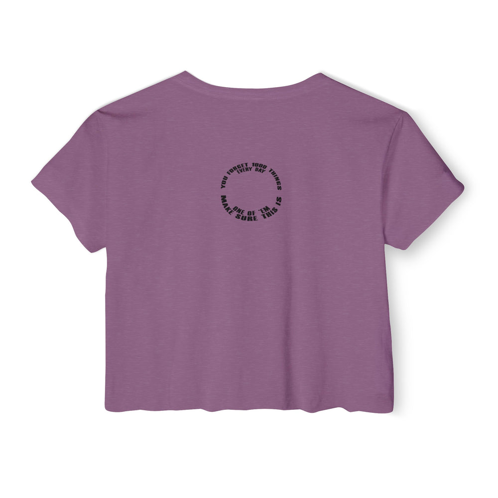 Ned Luke - Big Daddy's Playground (Logo A) Women's Festival Crop Top