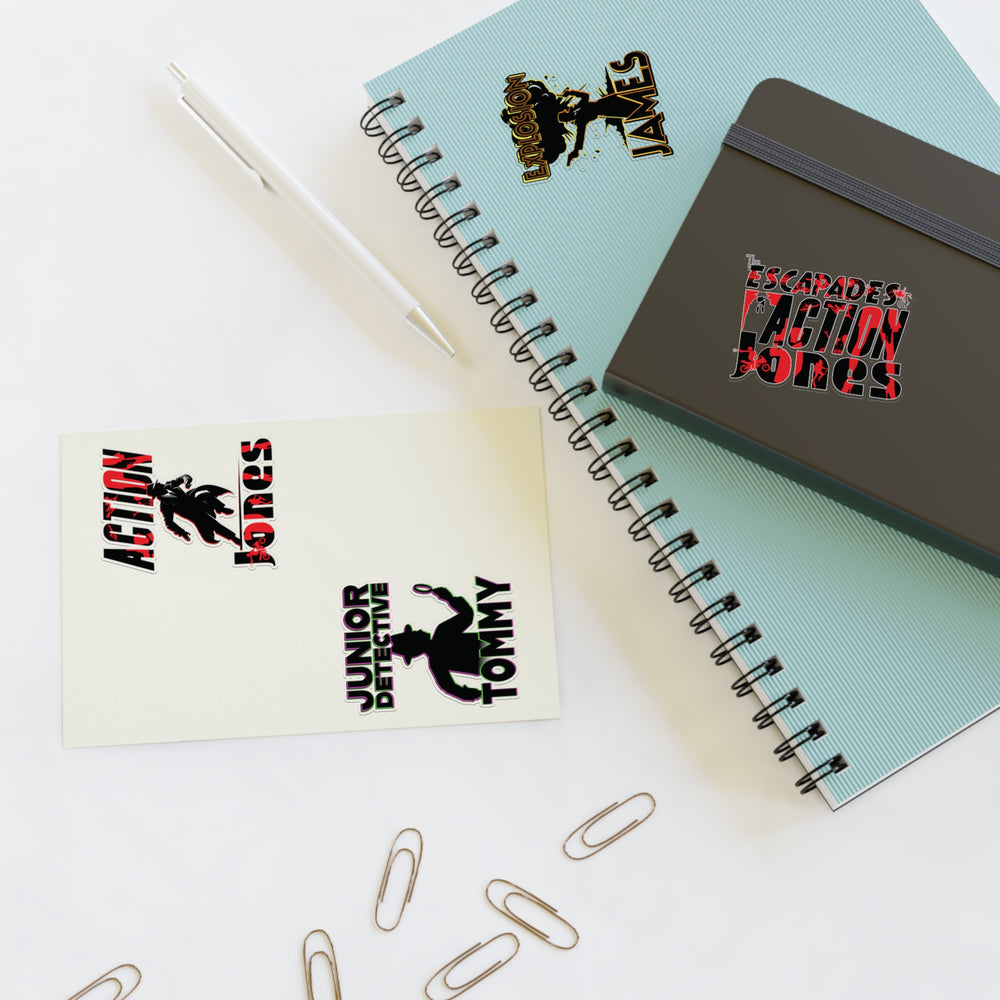 The Escapades of Action Jones - Sticker Set 1