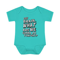 Rob Paulsen - "Gee Brain" Quote" - Infant Baby Rib Bodysuit